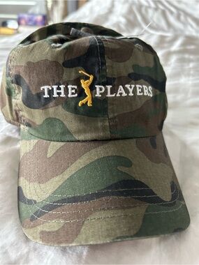 The Players Camo Golf Cap - Green Camouflage *NEW*